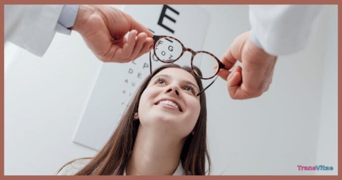 transgender selecting glasses
