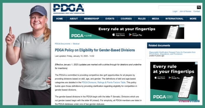 transgender disc golf