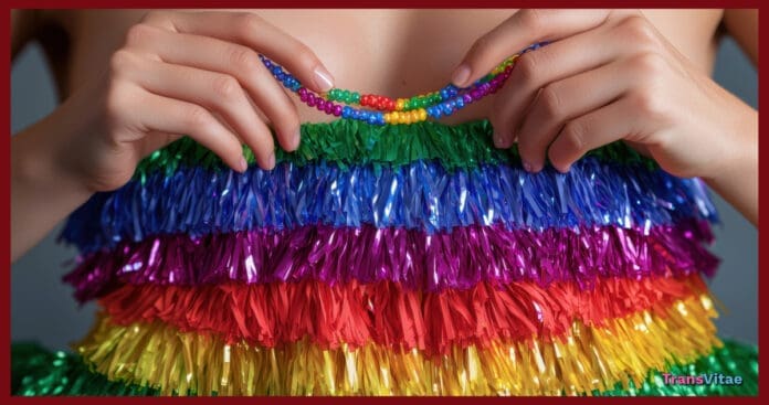 transgender dressing with pride