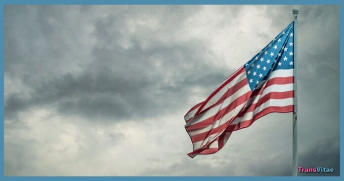 transgender american flag