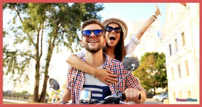 transgender happy couple