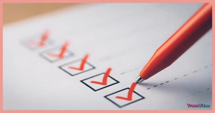 transgender checklist