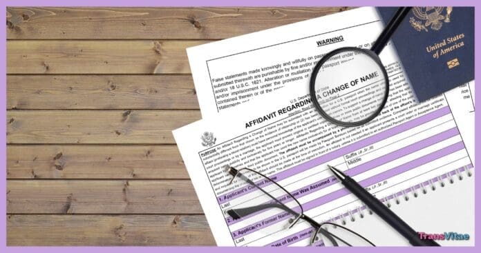 transgender name change